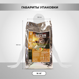 Necon Natural Wellness Sterilized Pork &amp;amp; Rice сухой корм для взрослых стерилизованных кошек со свининой и рисом - 10 кг