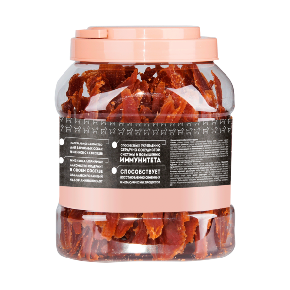 Мнямс лакомство Утиные грудки в банке для собак - 800 г