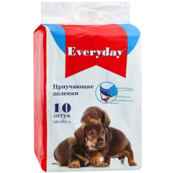 Everyday впитывающие пеленки для животных гелевые, 60х90 см - 10 шт