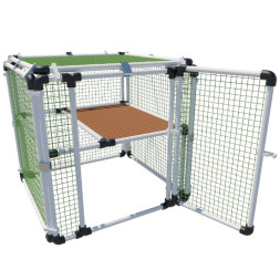 Вольер OctCat модульный Мобильный - 80 х 80 х 80 см