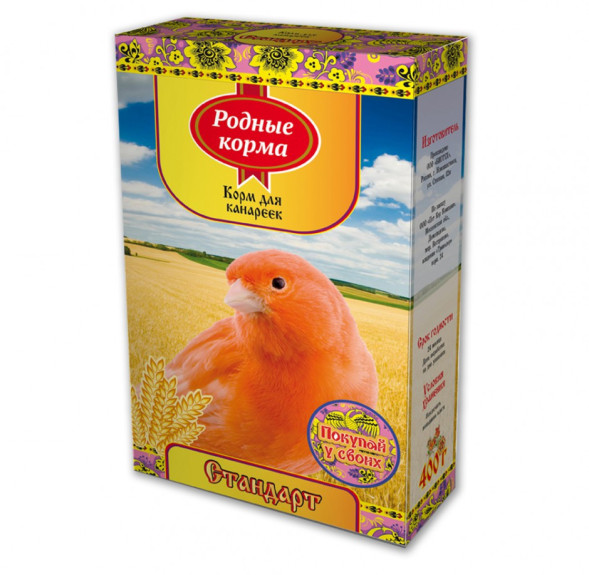 Родные Корма корм для канареек стандарт - 400 г