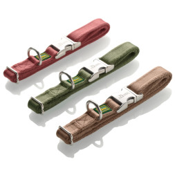 Hunter ALU-Strong Inari M ошейник для собак, 40-55 см, нейлон, с металлической застежкой, оливковый
