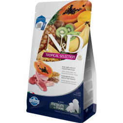Farmina N&amp;amp;D Dog Tropical Selection Lamb Puppy Medium&amp;amp;Maxi сухой корм для щенков средних и крупных пород, с ягненком - 2 кг