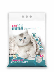 ZOO Няня комкующийся бентонитовый наполнитель - 5 кг