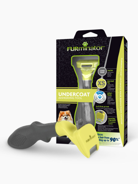 FURminator XS фурминатор для миниатюрных собак с длинной шерстью