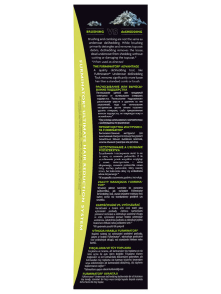 FURminator XS фурминатор для миниатюрных собак с длинной шерстью