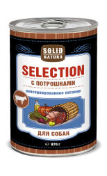 Solid Natura Selection Потрошки влажный корм для собак жестяная банка 0,97 кг (6 шт в уп)