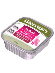 Gemon Dog влажный корм для взрослых собак с кусочками индейки в ламистере - 150 г х 24 шт