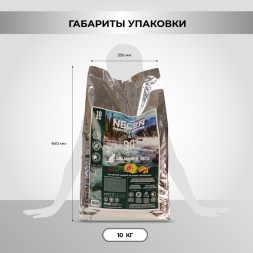 Necon Natural Wellness Salmon &amp;amp; Rice сухой корм для взрослых кошек с лососем и рисом - 10 кг