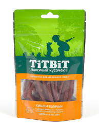TiTBiT лакомство для мелких собак кишки телячьи - 50 г