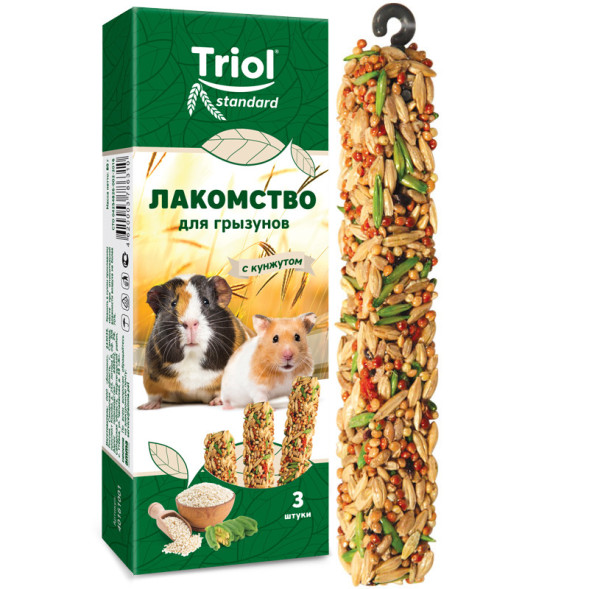 Triol Standard лакомство для грызунов с кунжутом - 80 г (3 шт)