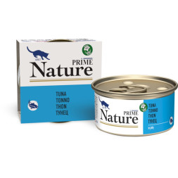 PRIME NATURE консервы для взрослых кошек с тунцом, в желе - 85 г x 24 шт