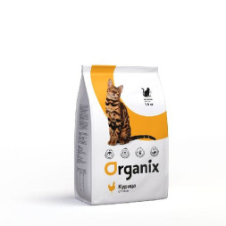 Organix сухой корм для взрослых кошек с курицей - 1,5 кг
