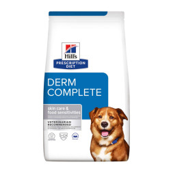 Hills Prescription Diet Derm Complete сухой диетический корм для взрослых собак при аллергии для поддержания здоровья кожи - 1,5 кг