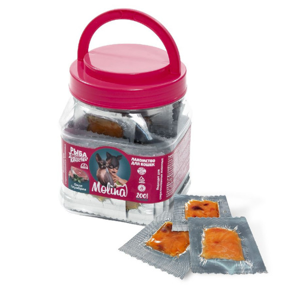 Molina лакомство для кошек Филе скумбрии - 200 г