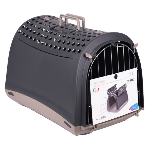IMAC LINUS CABRIO переноска для кошек и собак, 50х32х34,5 см, антрацит