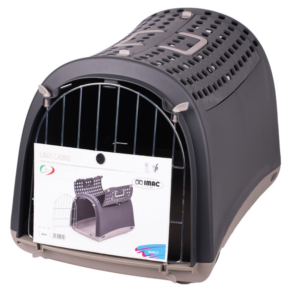 IMAC LINUS CABRIO переноска для кошек и собак, 50х32х34,5 см, антрацит