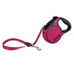 KONG рулетка Terrain XS (до 12 кг) лента 3 метра фуксия