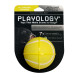 Playology SQUEAKY CHEW BALL хрустящий жевательный мяч для собак с пищалкой и с ароматом курицы, 8 см, желтый