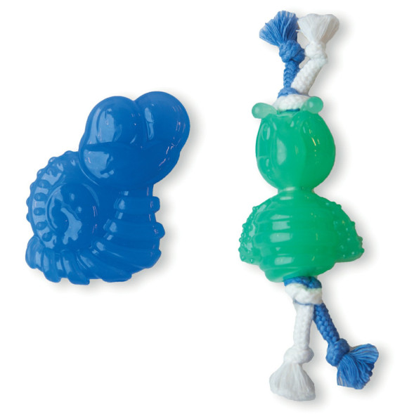 Petstages игрушка для собак Mini ОРКА жуки, 15 см, пара