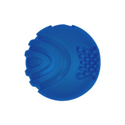 Mr.Kranch игрушка для собак Мяч с ароматом курицы, синий, 6,5 см