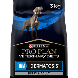 Pro Plan Veterinary DRM Dermatosis сухой корм для взрослых собак при дерматозах - 3 кг