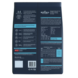 Mr.Buffalo Puppy &amp;amp; Junior полнорационный сухой корм для щенков и юниоров всех пород с индейкой - 2 кг