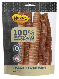 Мнямс лакомство для собак трахея говяжья - 600 г