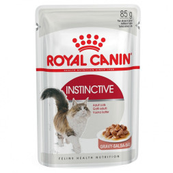 Royal Canin Instinctive влажный корм взрослых кошек кусочки в соусе, в паучах - 85 г х 28 шт