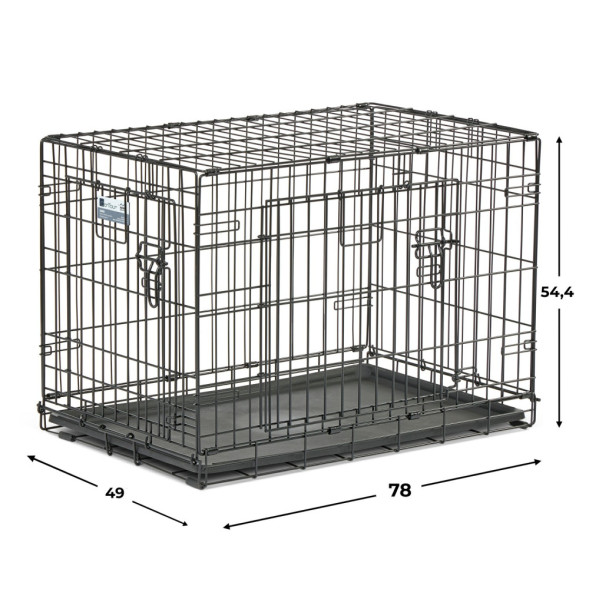 MidWest Contour клетка для собак 79х51х55 см, 2 двери