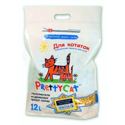 Наполнитель PrettyCat Wood Granules древесный для котят - 12 л