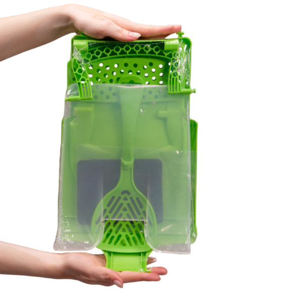 MPS био-туалет NETTA 54х39х40h см с совком салатового цвета