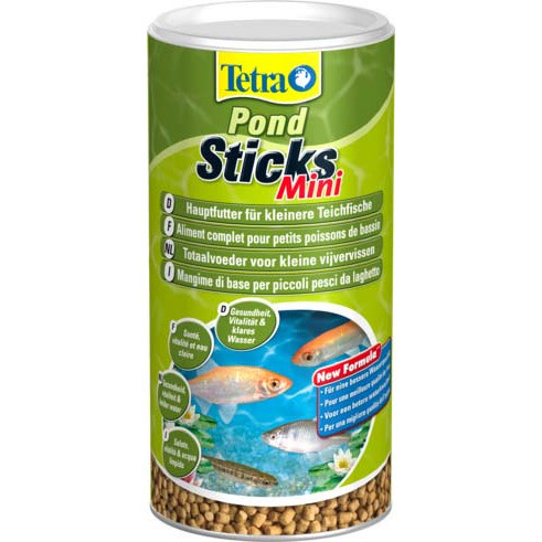 Tetra Pond Sticks Mini корм для мелких прудовых рыб мини-палочки 1 л