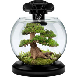 Tetra Cascade Globe Duo Waterfall круглый аквариум с LED светильником, черный 6,8 л