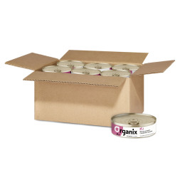Organix консервы для щенков с мясным ассорти, ягненком и цукини - 100 г x 24 шт