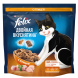 Сухой корм Felix Двойная Вкуснятина для взрослых кошек, с птицей 1.3кг