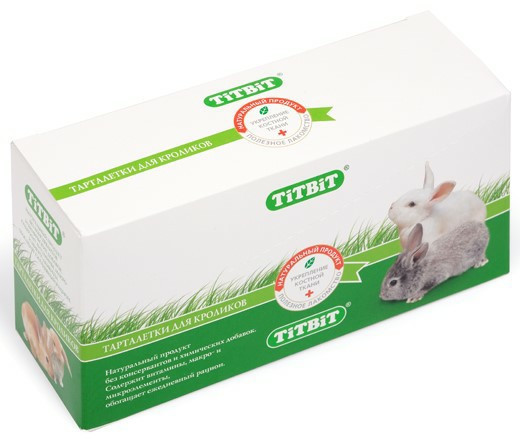 Titbit лакомство для кроликов тарталетки с яблоком и манго - 8 шт