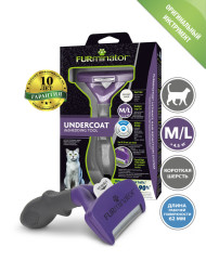 FURminator M/L фурминатор для больших кошек c короткой шерстью