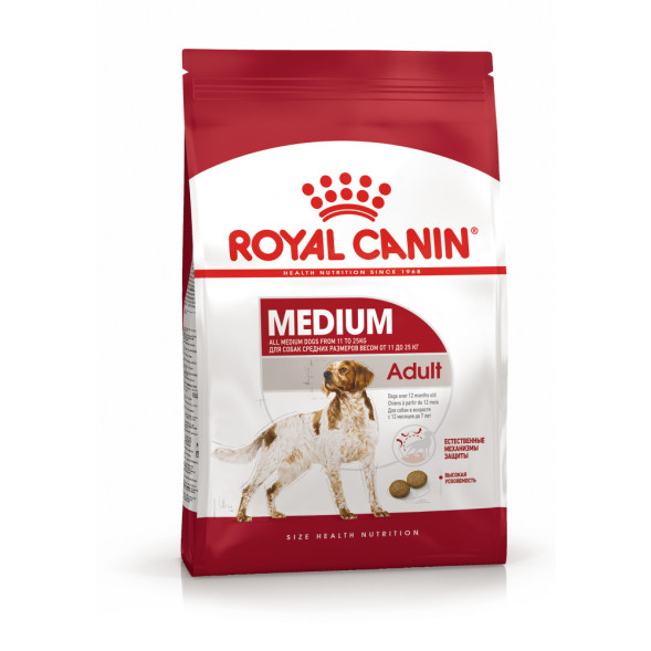 Royal Canin Medium Adult сухой корм для взрослых собак средних пород - 15 кг