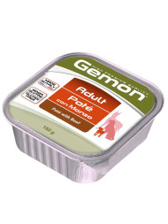 Gemon Dog влажный корм для взрослых собак с говядиной в ламистере - 150 г х 24 шт