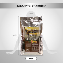 Necon Natural Wellness Pork &amp;amp; Rice сухой корм для взрослых кошек со свининой и рисом - 10 кг