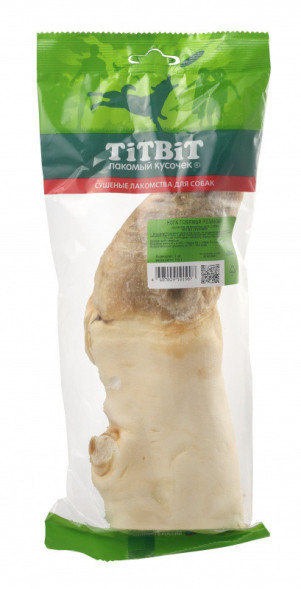 TiTBiT лакомство для собак нога говяжья резаная - 306 гр