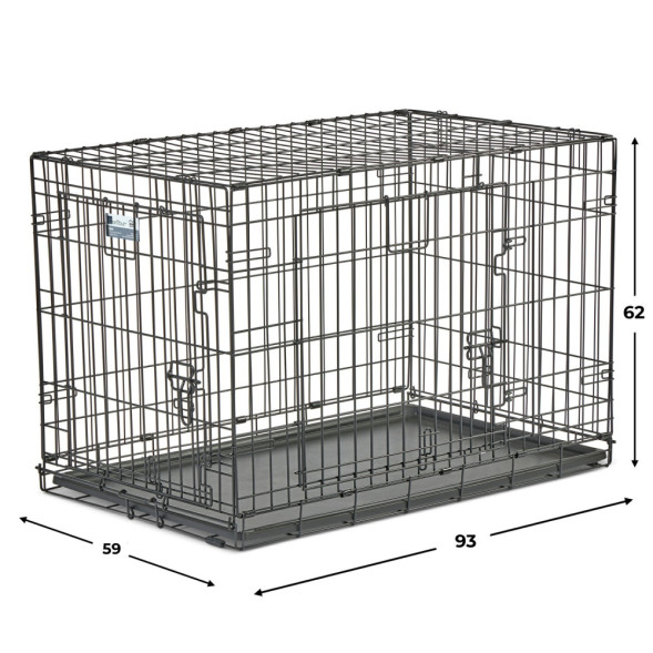 MidWest Contour клетка для собак 93х60х62 см, 2 двери