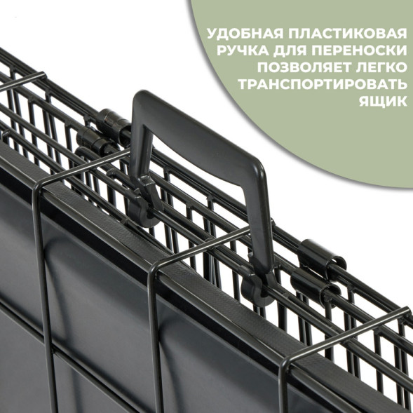 MidWest Contour клетка для собак 93х60х62 см, 2 двери