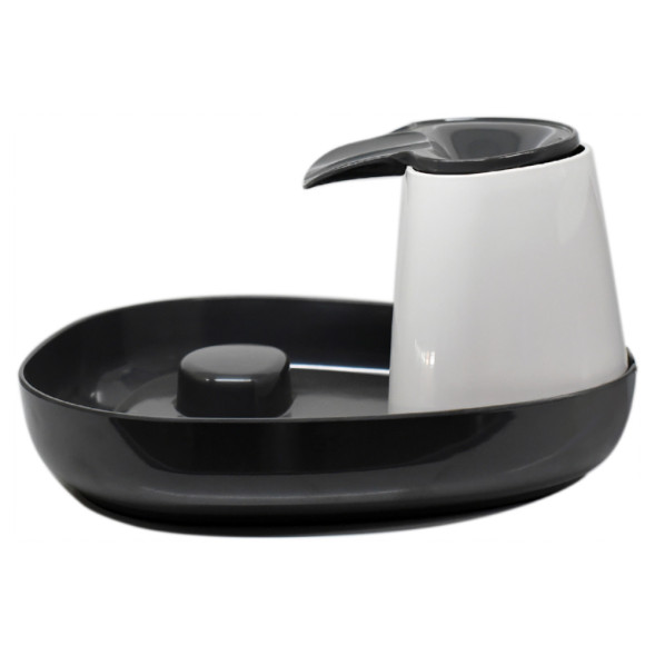 SuperDesign питьевой фонтанчик меламиновый, 1500 мл, белый-антрацит