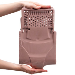 MPS био-туалет NETTA 54х39х40h см с совком коричневого цвета