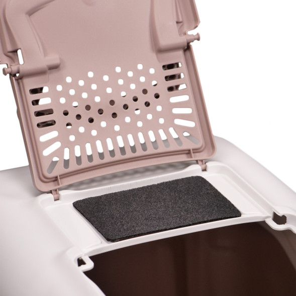 MPS био-туалет NETTA 54х39х40h см с совком коричневого цвета