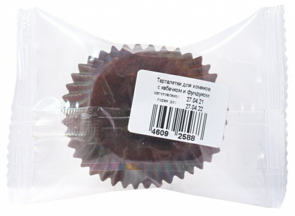 Titbit лакомство для хомяков тарталетки с кабачком и фундуком - 8 шт