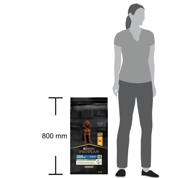 Pro Plan Puppy Large Athletic сухой корм для щенков крупных пород с атлетическим телосложением с курицей и рисом - 12 кг