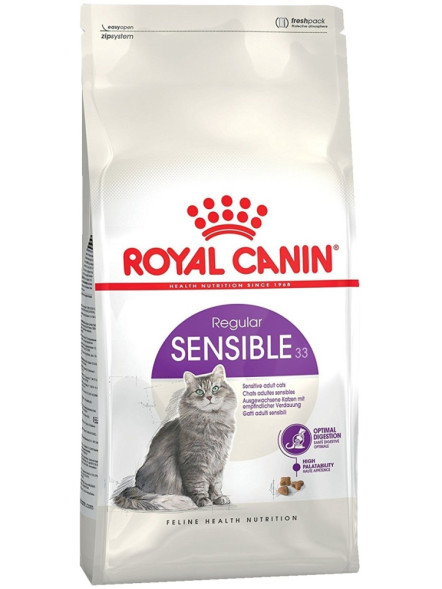 Royal Canin Sensible 33 сухой корм для взрослых кошек с чувствительной пищеварительной системой - 1,2 кг